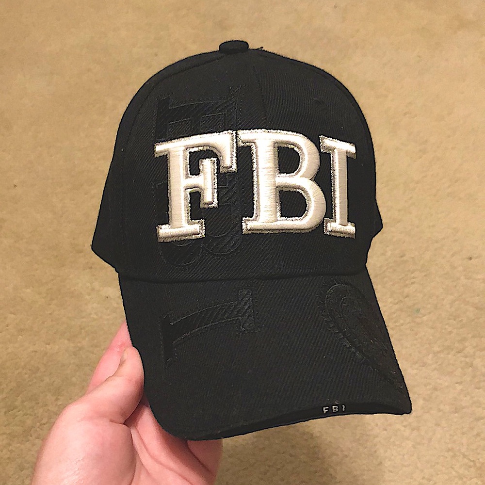 FBI hat, purchased in D.C.
